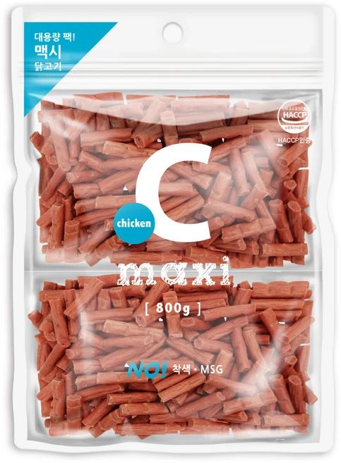 맥시 강아지 대용량 져키, 치킨맛, 800g, 1개 - 쿠팡