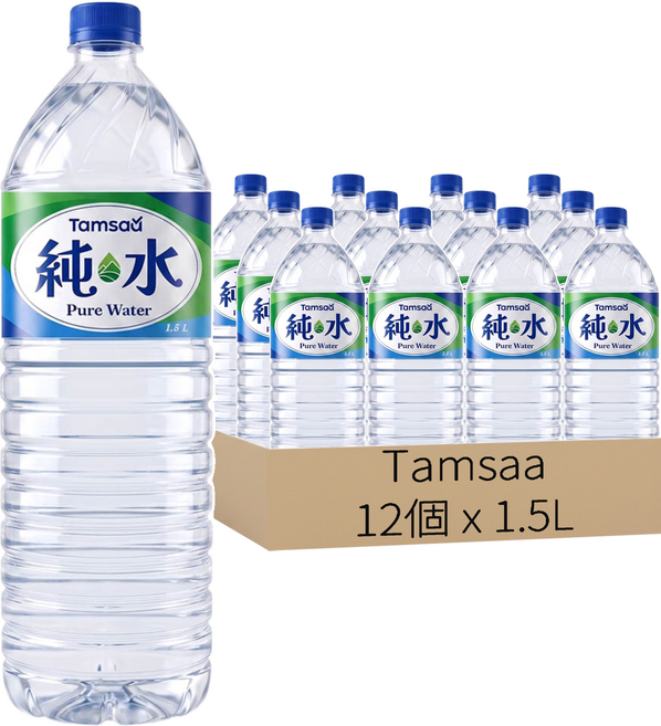 TAMSAA 純水, 12個, 1.5L