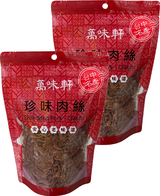萬味軒 珍味豬肉絲, 300g, 2包