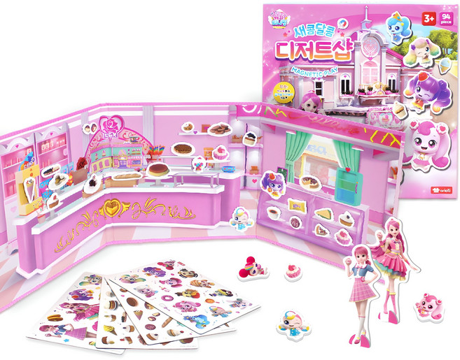 아리아띠 새콤달콤 캐치티니핑 디저트샵 소꿉놀이, 혼합색상, 1개