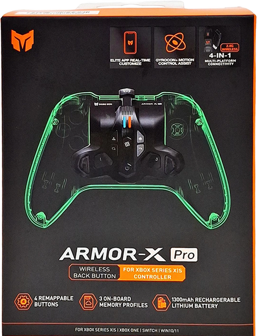 BIGBIG WON 墨將 戰甲X Pro, Armox Pro B, 黑色, 1盒