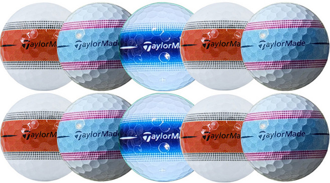 테일러메이드 투어리스폰스 스트라이프 로스트볼 특A+급, 랜덤발송, 1개입, 10개