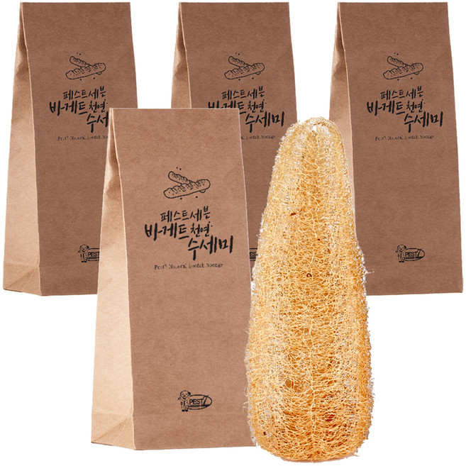 페스트세븐 수세미, 1개입, 4개