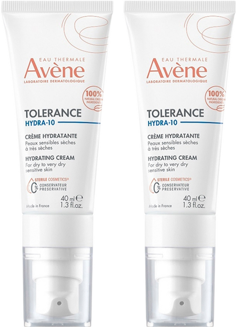 Avene 雅漾 極簡保濕霜 HYDRA-10 2條, 40ml, 1組