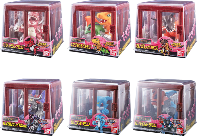 BANDAI 數碼寶貝收藏公仔, 1個