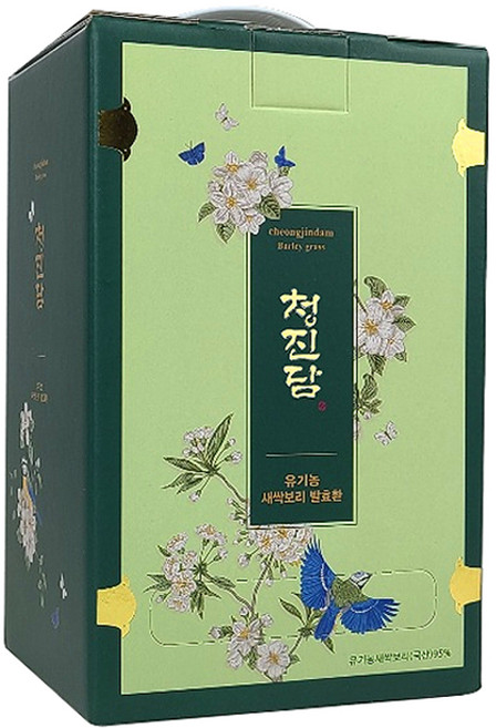 청진담 유기농 새싹보리 발효환 스틱 100p, 300g, 1개