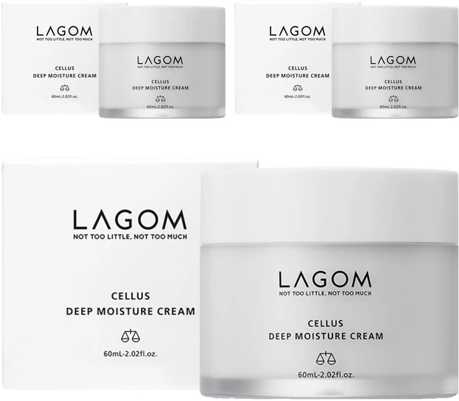 라곰 셀러스 딥 모이스쳐 크림, 60ml, 3개 - 쿠팡