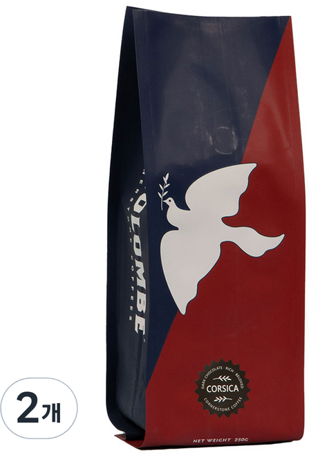 라콜롬브 블렌드 원두 코르시카, 2개, 250g, 홀빈(분쇄안함)