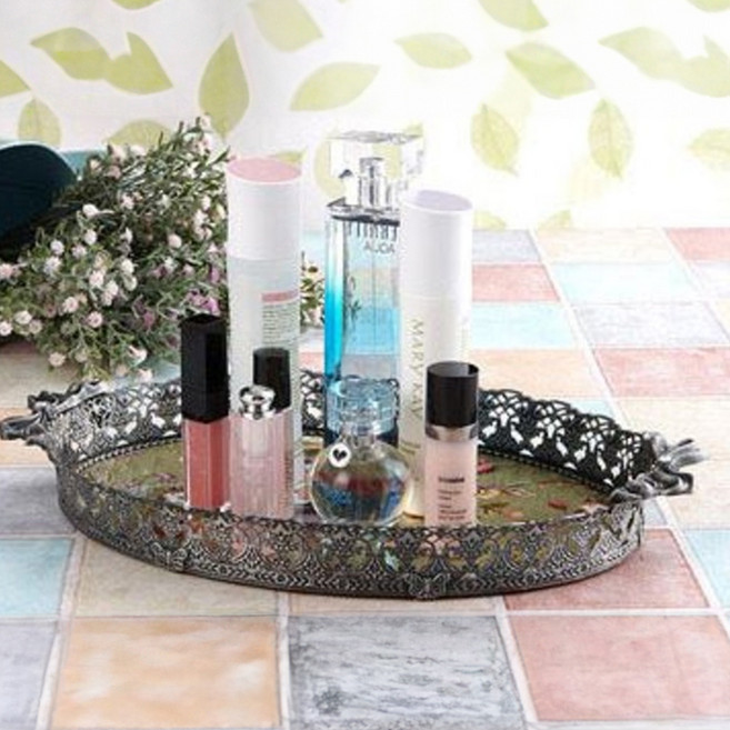 인투데코 레이스쟁반 소, 주석, 1개