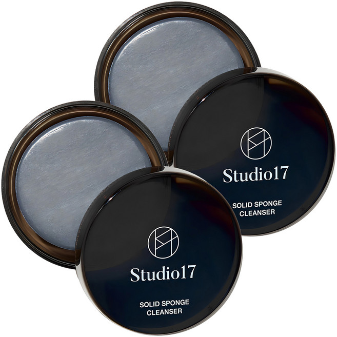 스튜디오17 브러쉬 퍼프 클렌저, 44g, 2개