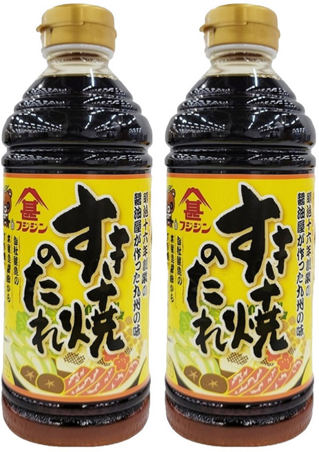 Fujijin 富士甚 壽喜燒用醬, 500ml, 2瓶