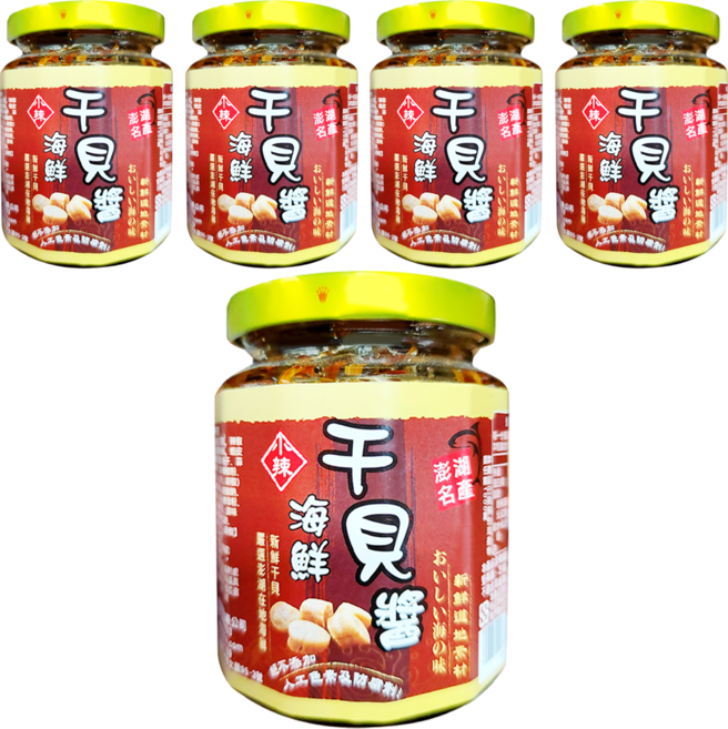泰凱食堂 澎湖現撈仔XO醬 海鮮干貝醬, 250g, 5罐