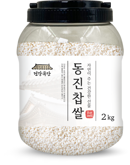 건강곡간 동진 찹쌀, 2kg, 1개