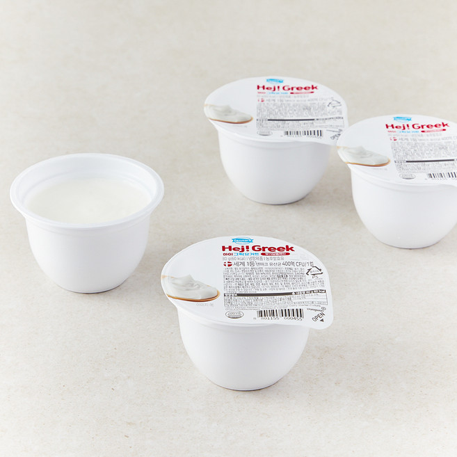 덴마크 동원 하이 그릭요거트 고단백 무가당 플레인, 80g, 4개