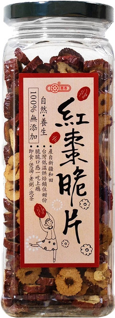 惠香 紅棗脆片, 160g, 1罐