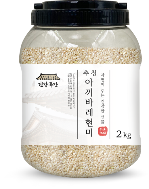 건강곡간 추청 아끼바레 현미, 2kg, 1개
