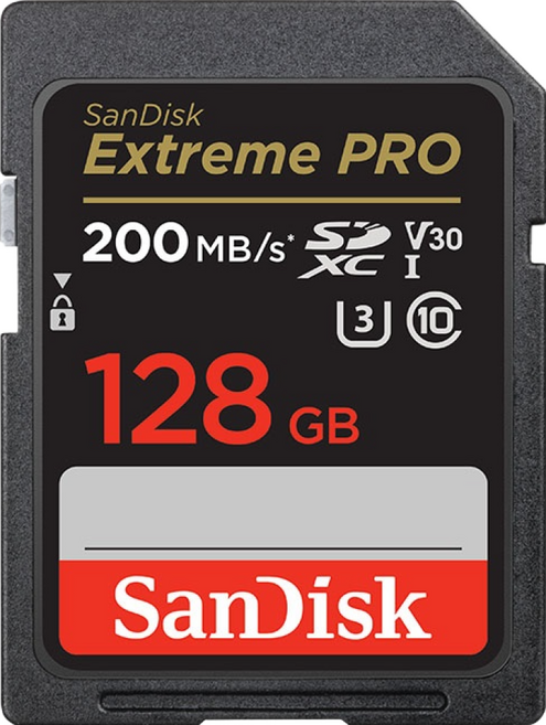 SanDisk 晟碟 公司貨 Extreme Pro SDXC 記憶卡, 128GB, 1個