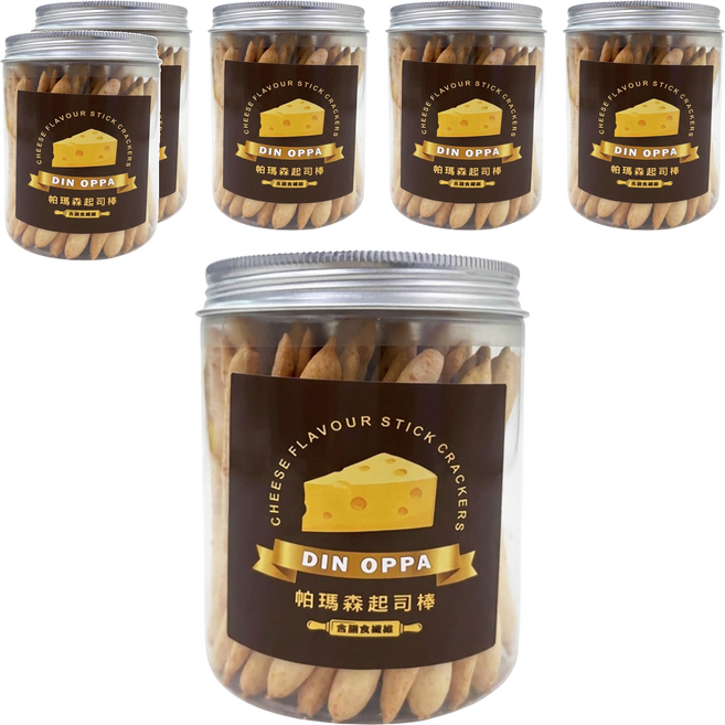 DIN OPPA 帕瑪森起司棒, 100g, 6罐