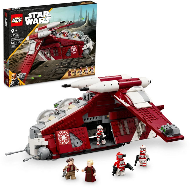 LEGO #75354 科羅森守衛砲艇 Coruscant Guard Gunship, 混和顏色, 1盒