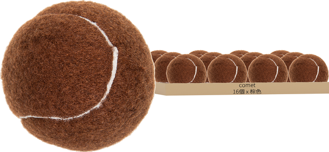 comet 網球造型椅腳套, 棕色, 16個