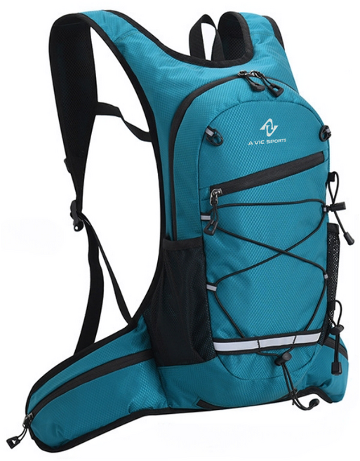 에이빅 스포츠 아웃도어 경량 등산 가방, 블루