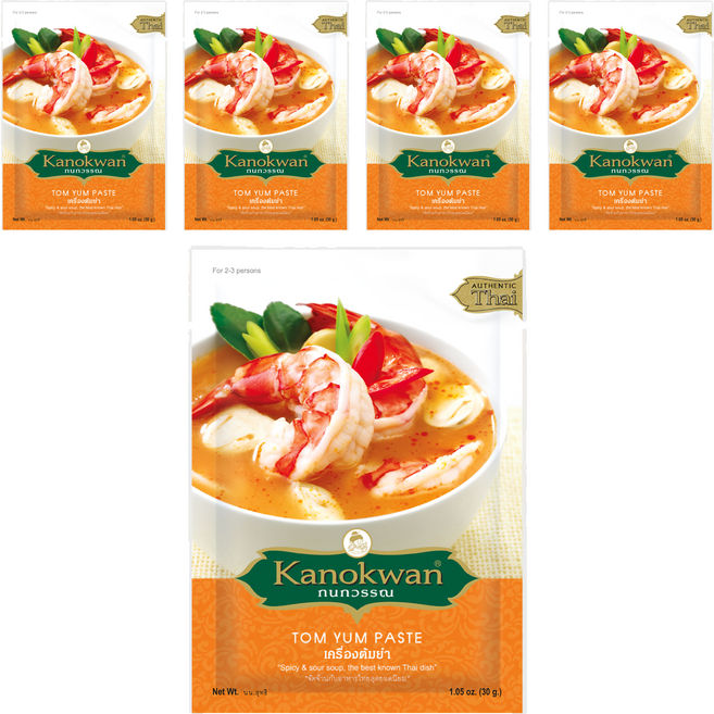 Kanokwan 泰式酸辣湯醬, 30g, 5包
