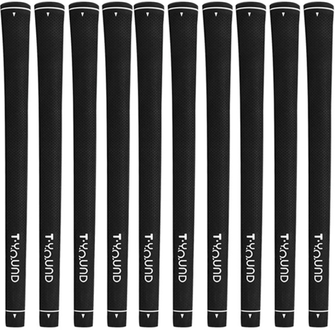 티욘드 남성용 라운드 골프 클럽 그립 10p, 블랙, 10개