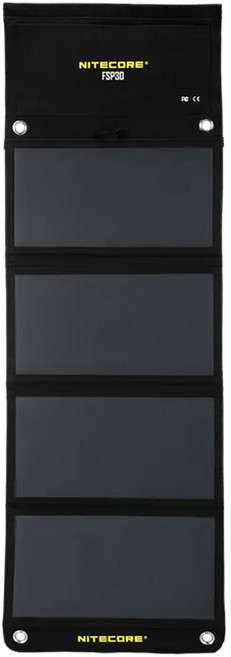 NITECORE 奈特科爾 戶外輕量/可折疊 太陽能板 三輸出 30W USB-C充電 PD 18W快充, 1個