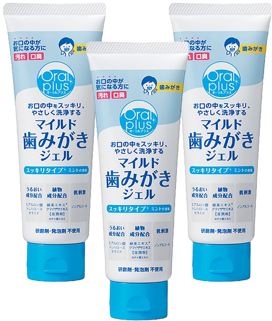 Asahi 朝日 ORAL PLUS 口腔護理溫和牙膏凝膠