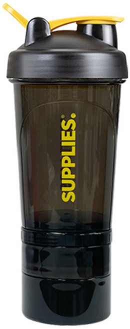 서플라이스 스택 쉐이커 보틀, 블랙, 550ml, 1개