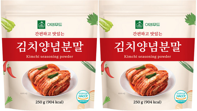 이엔푸드 김치양념분말, 250g, 2개