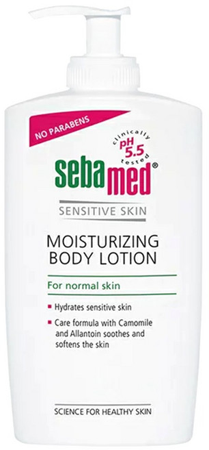 sebamed 施巴 5.5 潤膚乳液 壓頭版 適合一般/敏感肌膚 保濕滋潤, 400ml, 1瓶