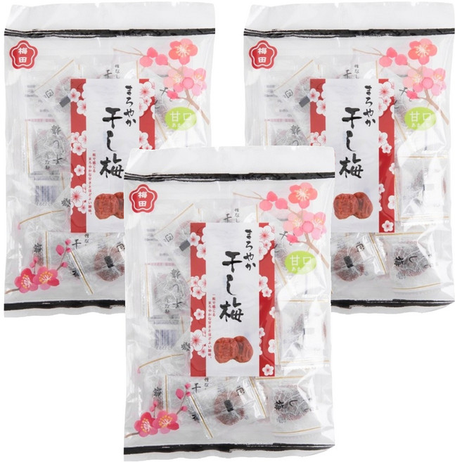 梅田 日式無籽梅干, 80g, 3袋