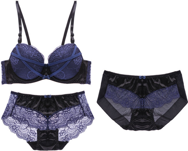 GLAM GONGGAM Campbell 鋼圈內衣 + 內褲 2件組