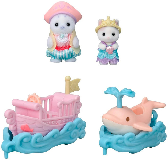 EPOCH Sylvanian Families 森林家族 夢想城堡海豚船組, 1組