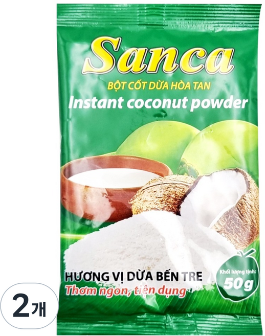 산카 코코넛 크림 파우더, 2개, 50g