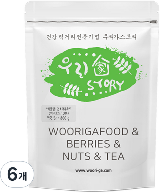 wooriga. 立陶宛產啤酒酵母粉, 6個, 800g