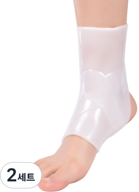 생각나래 실리콘 헬스보호대, 2세트, 화이트