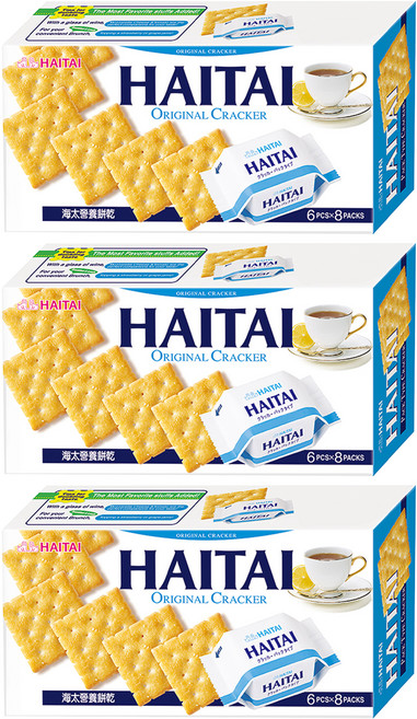 HAITAI 海太 營養餅乾, 197g, 3盒