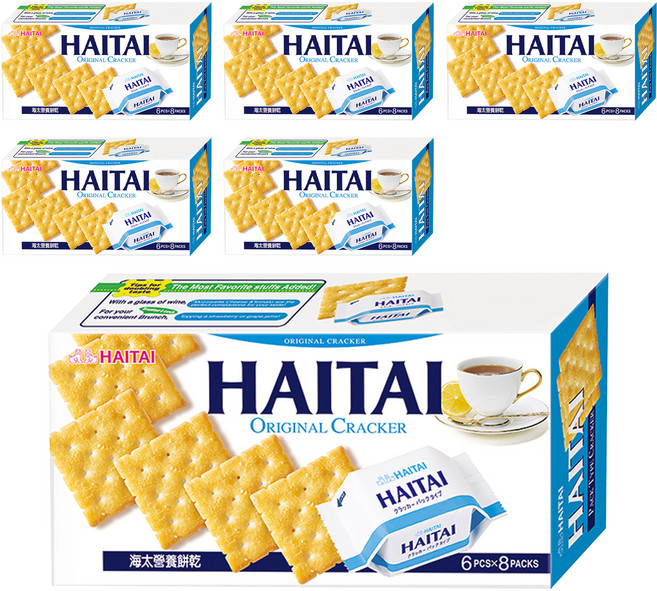 HAITAI 海太 營養餅乾, 197g, 6盒