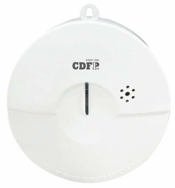 正德防火 光電式偵煙住宅用火災警報器 CDFP-RD888 360度偵測 台灣製造, 白色, 1個