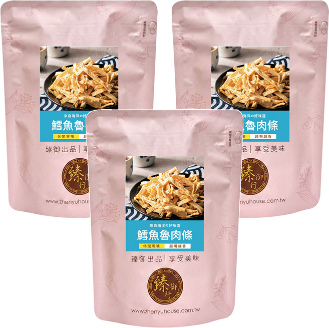臻御行 鱈魚魯肉條, 200g, 3個