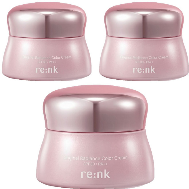 리엔케이 오리지널 래디언스 컬러크림 SPF30 PA++, 핑크, 40ml, 3개