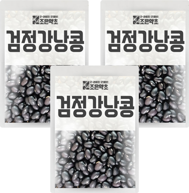 조은약초 검정강낭콩, 1kg, 3개