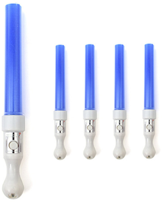 LED 可愛彩色棒, 藍色, 5個