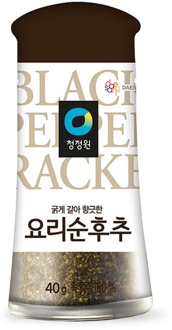 청정원 요리순후추, 40g, 1개