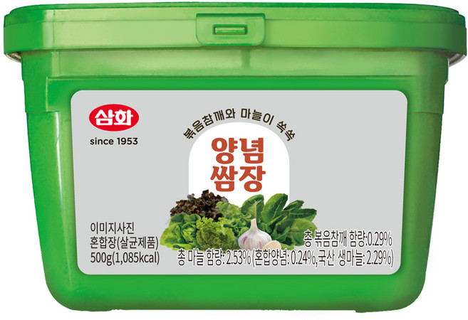 삼화식품 양념쌈장, 500g, 1개