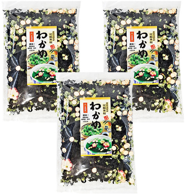 千代田 花麩魚板海帶芽, 80g, 3包