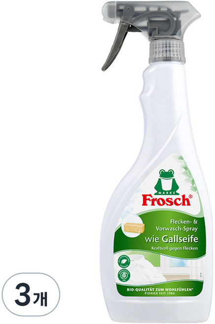 프로쉬 섬유 얼룩제거제, 500ml, 3개