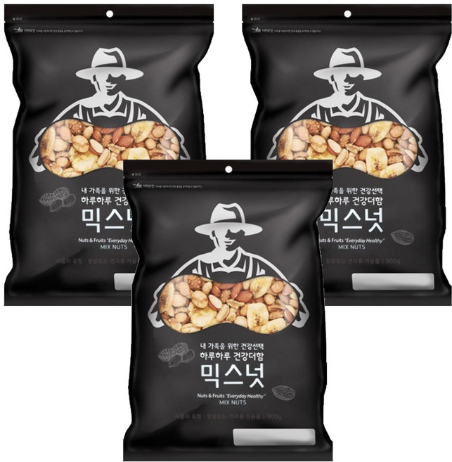 넛츠팜 믹스넛, 900g, 3개